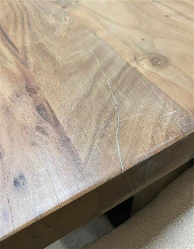 Home & Living > Furniture > Office Furniture > Desks - Live Edge Table, Acacia Wood Table (78x42) Dining Kitchen Table, Co...