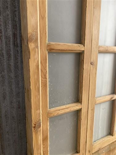 Antique French Double Doors (71x88) Frosted Glass European SideLite Jamb C6
