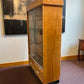 2 Sliding Door Display Cabinet, Vintage Display Case, Curio Cabinet, Showcase, G