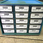 Electronics & Accessories > Parts & Electrical - Mallory Capacitory Lot, TDC, 10% WVDC, 15 Drawer Cabinet, Ham Radio by Th...