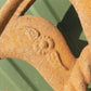 Home & Living > Home Decor > Wall Decor > Wall Hangings - Cast Iron Round Stove Pipe Collar, Chimney Flue Cover, Ornate Gr...