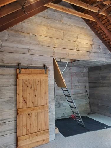 New Gray Barn Siding, Weather Lumber Wood Plank, Barn-Style Siding, Rustic