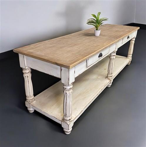 Home & Living > Furniture > Dining Room Furniture > Kitchen Islands - 8' Kitchen Island with Drawers, Store Counter, Store...