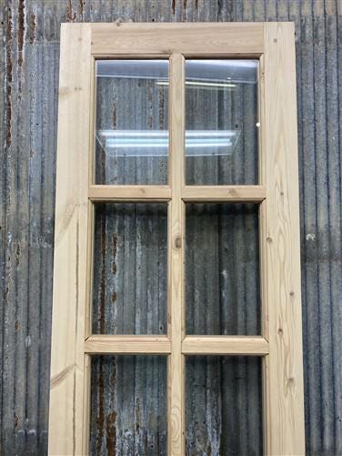 Home & Living > Home Improvement > Doors & Locks > Doors - French Single Door (24x96.5) 8 Pane Glass Door European Styled...