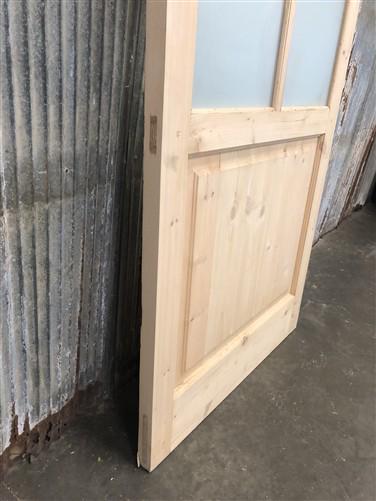 French Single Door (36x96.5) 8 Pane Frosted Glass Door European Styled FM26