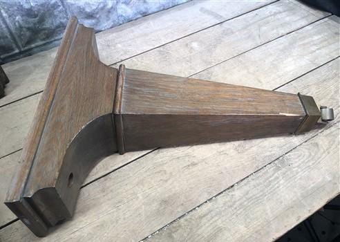 3 Wooden Piano Legs, Ornate Harvest Folk Art Table Legs, Vintage Furniture Legs