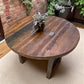 Home & Living > Furniture > Dining Room Furniture > Kitchen & Dining Tables - Rustic Round Table, Vintage Dining Room Tabl...