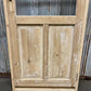 Antique French Single Door (32.5x92) Glass Pane Door with Jamb, Encased Door T46