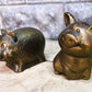 Art & Collectibles > Collectibles > Figurines & Knick Knacks - 2 Piggy Banks, Salesman Sample, Doorstep Toy Coin Money Arc...