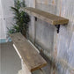 Floating shelf - 2 Floating Shelves, Pine 2X10 Wood Fireplace Mantel, Wall Mount Rustic Beams O, by The Old Grainery