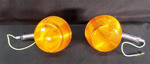 Parts - Honda Genuine Parts 2 Piece NOS Winker Assy Chrome Lights, Motorcycle Lights by The Old Grainery
