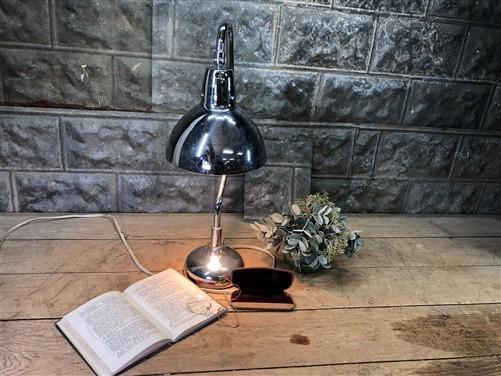 Home & Living > Lighting > Lamps, Shades & Bases > Lamps - Apollo Art Deco Chrome Desk Lamp, Reflective Electric Bankers J...
