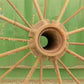 2 Cast Iron Implement Wheels, Wagon Wheel, Tractor Steel Rims, Industrial Age E
