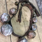 16 Sleigh Bells Horse Rein Leather Strap, Christmas Winter Brass Jingle Bells R