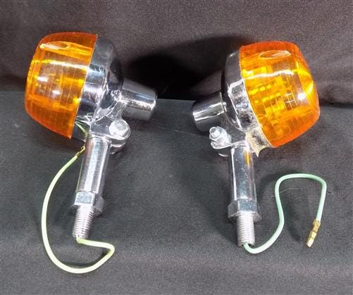 Parts - Honda Genuine Parts 2 Piece NOS Winker Assy Chrome Lights, Motorcycle Lights by The Old Grainery
