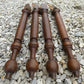 Home & Living > Furniture - Lot 4 Wooden Legs Table Support Bottom Chair Cabinet Dresser Vintage Furniture h by The Old Gr...