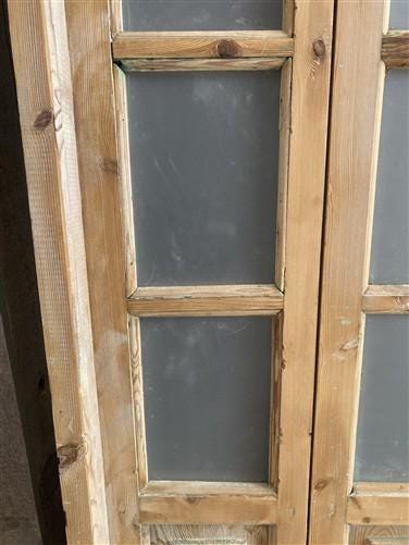 Antique French Double Doors (71x88) Frosted Glass European SideLite Jamb C7