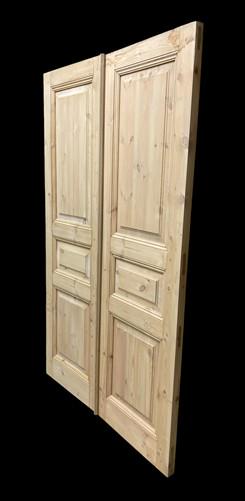 French Double Doors (48.5x80.5) Raised Panel Doors, European Styled Doors NM2-A