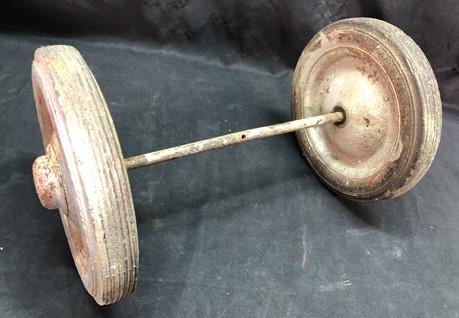 4 Wagon Wheels, Pedal Car, Garden Cart, Pumpkin Wagon, Vintage Goodyear A55