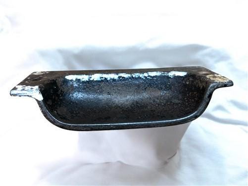 10 Cast Iron Fingertip Drawer Pulls Handles Hardware Dresser Kitchen Rustic A