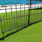 Home & Living > Outdoor & Gardening > Garden Decoration > Yard Art - Wrought Iron Vintage Fence Panel (95x40.5) Architectu...