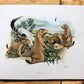 Art & Collectibles > Prints > Lithographs - Richard Timm, Prairie Dog, Signed Print, 28x22 Wade Collection, Plate 29 by Th...