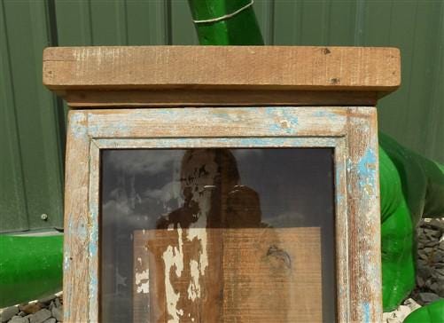 Home & Living > Bathroom > Medicine Cabinets - Medicine Cabinet, Vintage Wood Display Case, Wall Mount Cupboard, Shadow Bo...