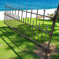 Home & Living > Outdoor & Gardening > Garden Decoration > Yard Art - Wrought Iron Vintage Fence Panel (95x40.5) Architectu...