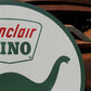 Sinclair Dino Gasoline Sign, Double Sided Metal Porcelain Advertising Sign A