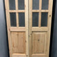 French Double Door (32.5x80.75) 8 Pane Frosted Glass Door European Styled EM43