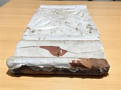Home & Living > Home Improvement > Moldings & Trim - 3 Plinth Blocks, Door Trim Molding, Architectural Salvage Antique Art...
