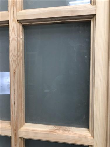 French Double Door (48x96.5) 8 Pane Frosted Glass Door European Styled EM49