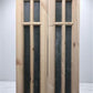 French Double Door (21x80.5) 6 Pane Frosted Glass Door European Styled EM52