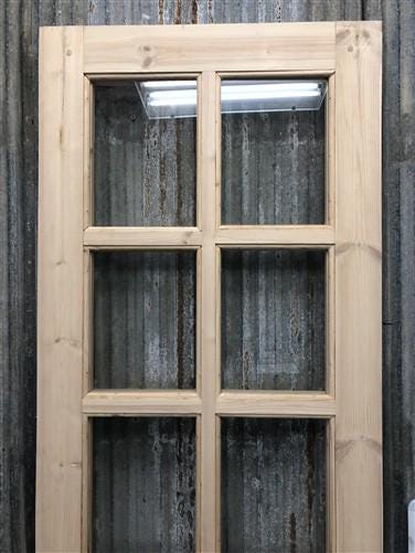 Home & Living > Home Improvement > Doors & Locks > Doors - French Single Door (24x80.5) 8 Pane Glass Door European Styled...