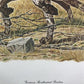 Ernest Hart, German Pointers, Signed Dog Print, 28x22, Wade Collection, Plate 3