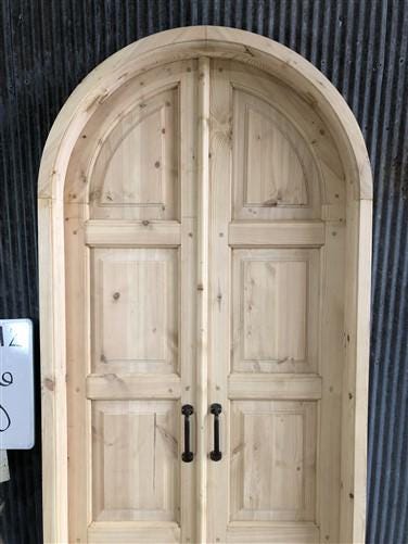 Home & Living > Home Improvement > Doors & Locks > Doors - Arched French Double Door (36x80) Panel Doors, European Styled...