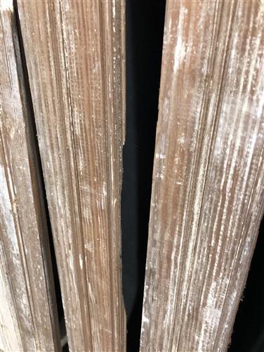 Craft Supplies & Tools > Raw Materials > Wood > Boards & Planks - 8 Reclaimed Wainscoting Bead Board Pieces, Architectural...