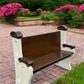 Home & Living > Furniture > Entryway & Mudroom Furniture - Vintage Wooden Church Pew, 3' 9" Porch Bench, Entry Foyer, Dini...