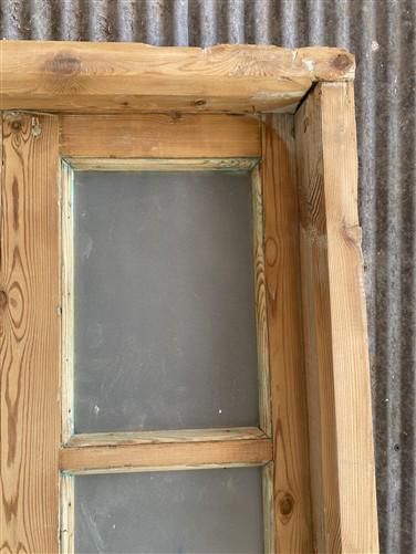 Antique French Double Doors (71x88) Frosted Glass European SideLite Jamb C5