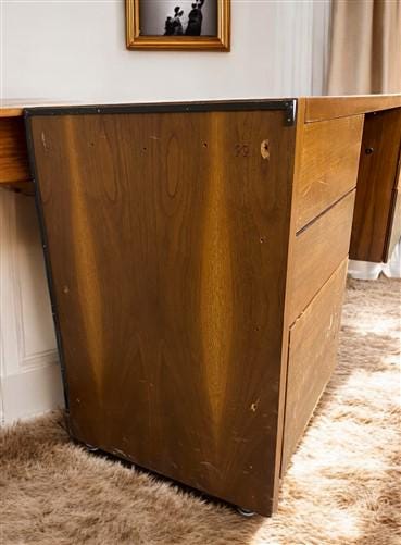 Home & Living > Furniture > Office Furniture > Desks - Mid Century Modern Desk, MCM Wood Furniture, Danish Modern, Library...