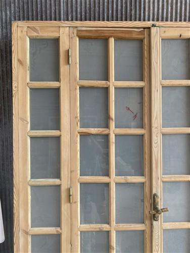 Antique French Double Doors (71x88) Frosted Glass European SideLite Jamb C3