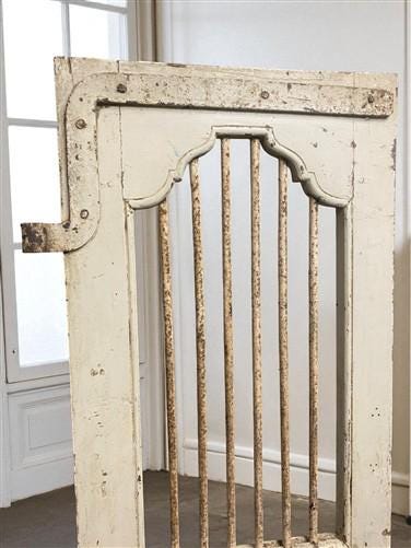 Home & Living > Home Improvement > Doors & Locks > Doors - Vintage Indian Garden Gates, Teak Meatal Carved Doors Architect...