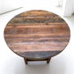 Rustic Round Table, Vintage Dining Room Table, Kitchen Island, Game Table,  G