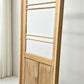 Antique French Single Door (35.5x82) Glass Pane Door with Jamb, Encased Door T25