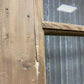 Antique French Single Door (32x92.5) Glass Pane Door with Jamb, Encased Door T38