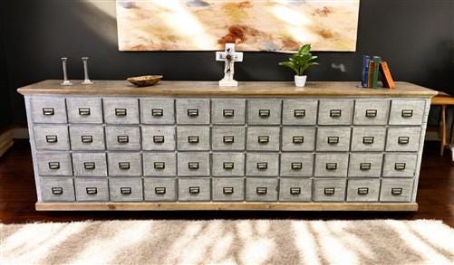 44 Drawer Apothecary Cabinet, Store Cabinet, Store Display Pharmacy Cupboard, A