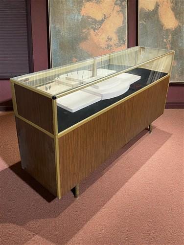 Home & Living > Storage & Organization - Castle Showcase Co Display Case, Vintage Floor Showcase, Retail Store Counter, A...