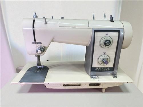 Sears Kenmore Model 158,540 Purple Sewing Machine, Serial Number 0055783