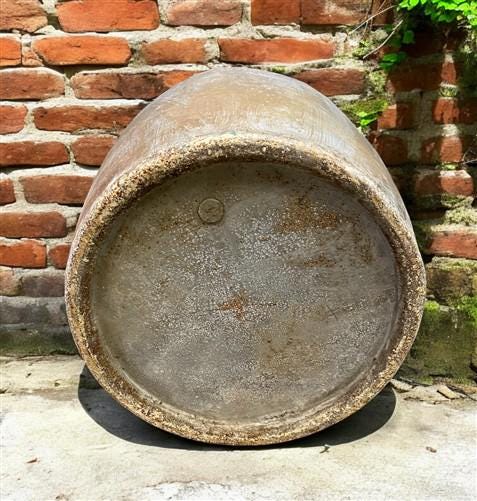 Home & Living > Outdoor & Gardening > Plant Stands - Standard Oil Co Drum, Vintage 56 Gal Steel Drum, Metal Barrel, Indust...