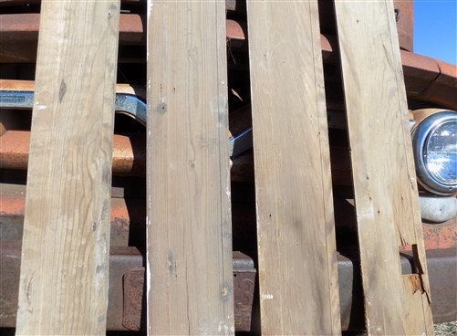 Home & Living > Home Improvement > Moldings & Trim - 4 Wood Trim Pieces, Architectural Salvage, Reclaimed Vintage Wood Bas...